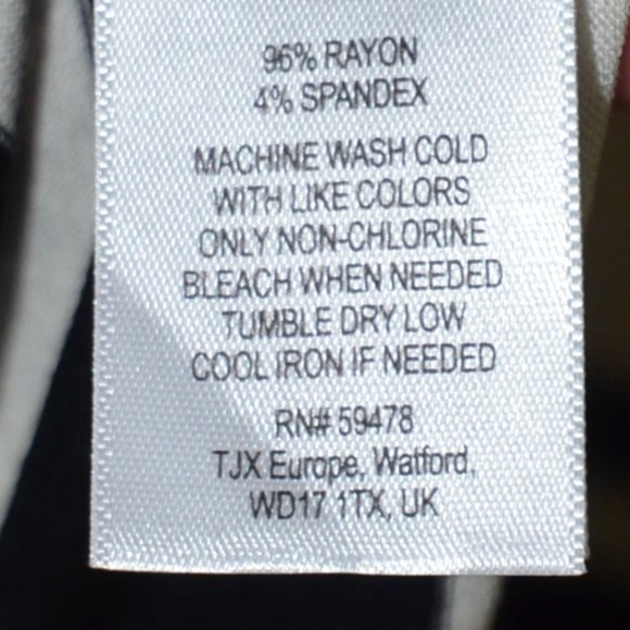 Mercer & Madison Striped Tunic Top High Low Pleated Back Womens Size M New - Picture 5 of 8